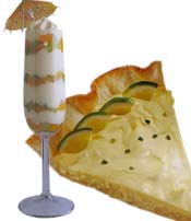 Calorie control key lime pie filling and mousse mix