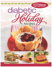 Diabetic Holiday recipe cookbook.