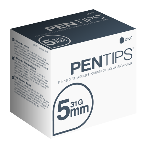 Owen Mumford Pentips 5mm 100ct