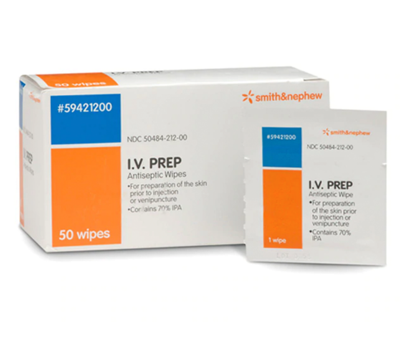 IV Prep Wipes 50's