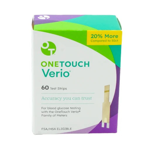 One Touch Verio Test Strips 60ct