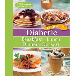 4 in 1 Breakfast, Lunch, Dinner and desert cookbook.