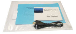 EasyMax Data Cable for L Meters, packaged in a small clear bag with cables and instructions for use