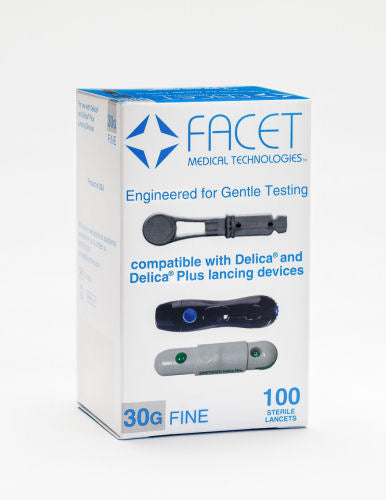 Delica Compatible FACET 30G Lancets