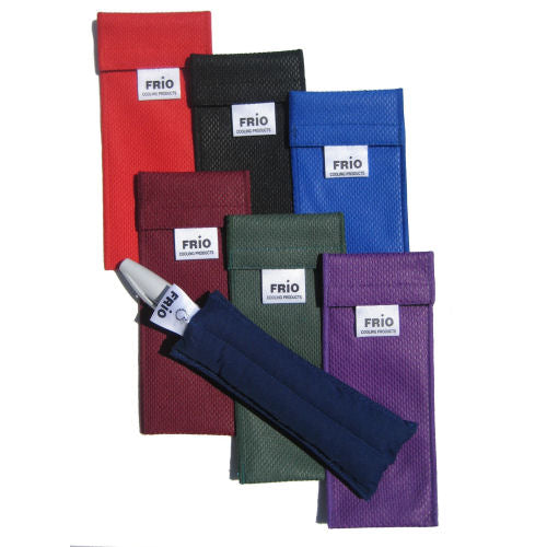 FRIO Individual Wallet. Available in nylon purple, green, red, black, maroon and blue.