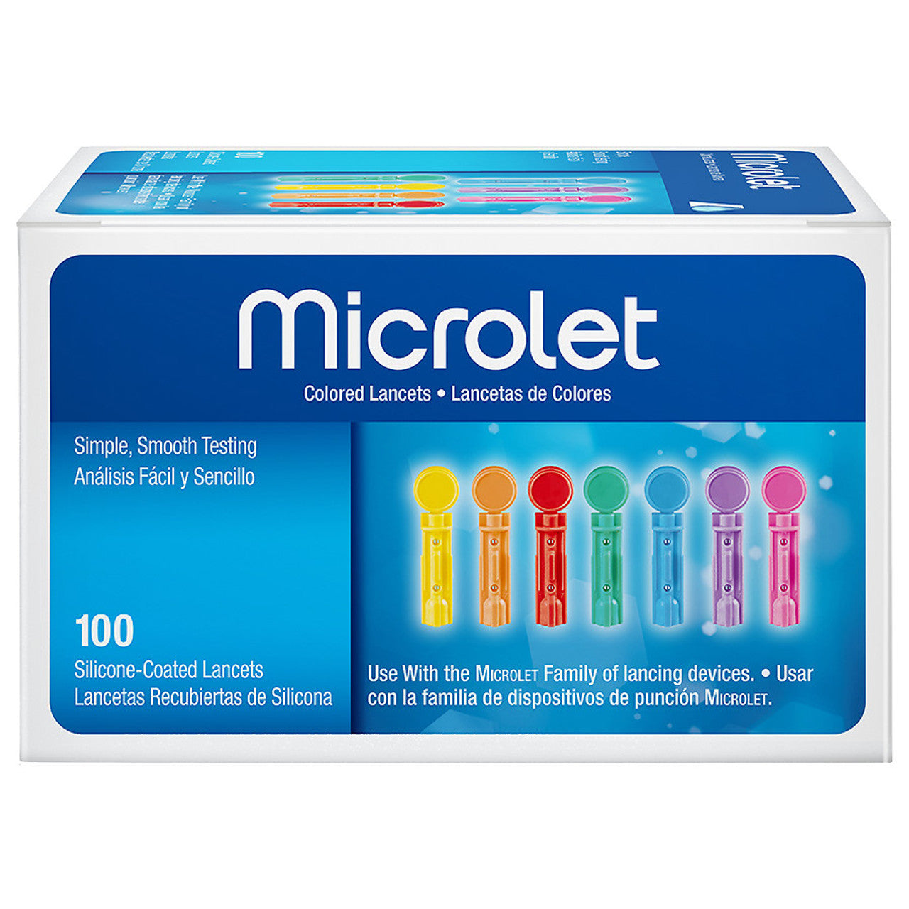 Microlet Colored Lancets 100's