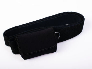 Medtronic Waist Pouch for all Minimed Pumps. The pouch is black in color.