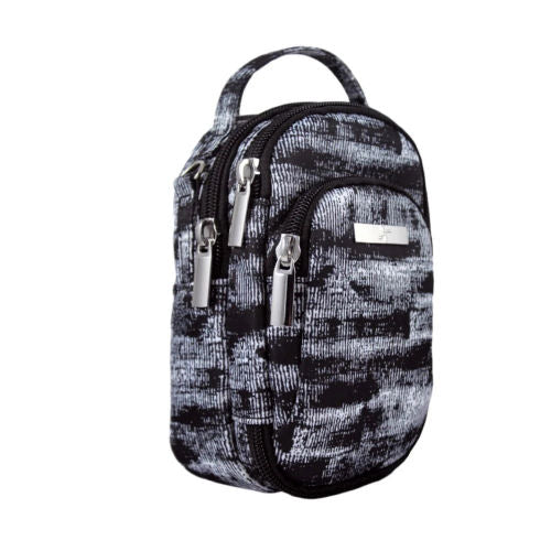 Diabeties Triple Zip Jenna. Grey and blac with silver zippers.