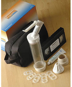 Rapport Classic VTD. Plastic tube to maintain erection, with a black nylon case.