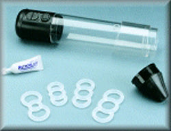Impo-Ade Battery Unit. Plastic tube to mimic natural erection process.