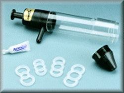 Impo-Ade Manual Unit. Plastic tube to mimic natural erection process.