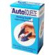 AutoSqueeze. Small blue plastic clip to easily administer eye drops. Packaged in small blue and white cardboard box.
