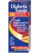 Diabetic Tussin DM Maximum Strength 8 ounces. Packaged in a small blue, red and gold cardboard box.