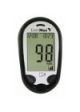 EasyMax 150 Strips and Voice Glucose Meter Combo. Device is black with a silver outline and small digital display