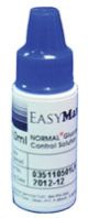 EasyMax Normal Glucose Control Solution packaged in a small white plastic bottle with a blue top.