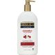 Gold Bond Ultimate Diabetic Dry Skin Relief Lotion 13 ounces. Stored in a medium sized white and red bottle with gold tip.