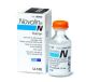 Novolin 10 milliliter Vial NPH. Vial packaged in a small white and blue cardboard box.