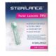 Sterilance Soft Twist Lancets 100 count (Universal), packaged in a small blue, white, and pink cardboard box
