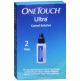 One Touch Ultra Control Solution (2 vial pack), packaged in a small blue cardboard box